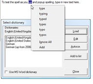 JRSpell Checker screenshot